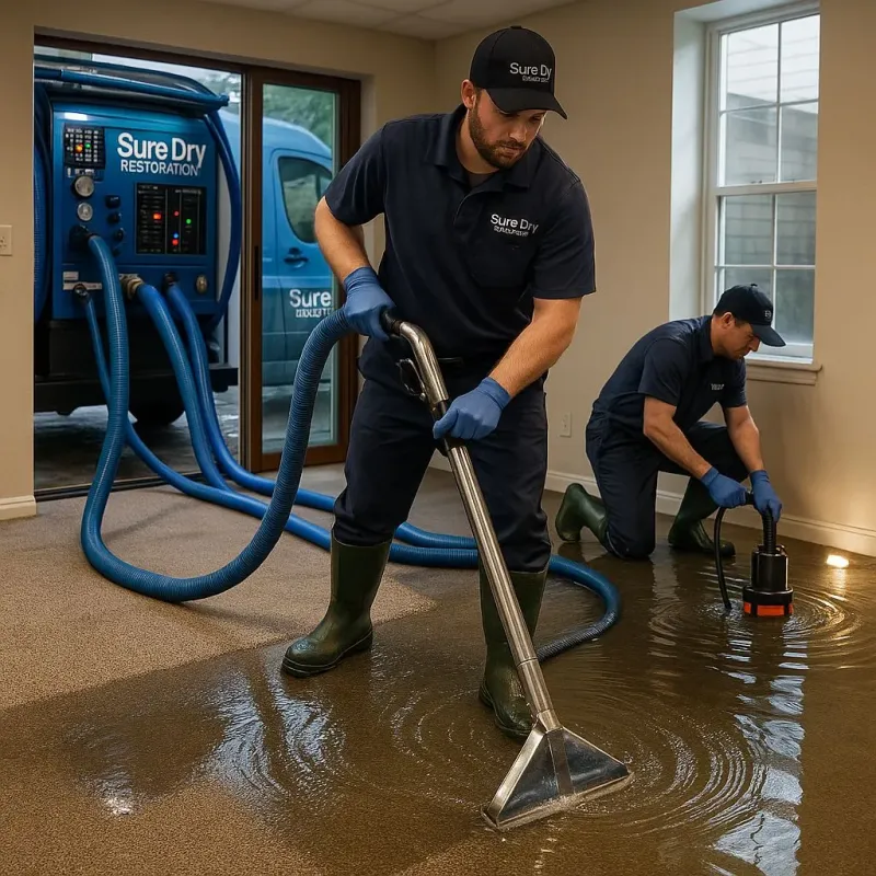 Water Extraction and Removal process in Beulaville, NC